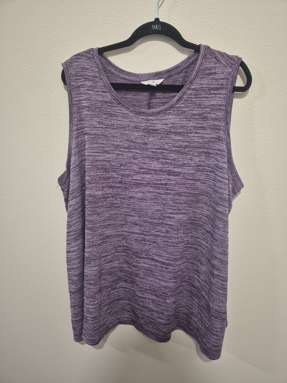 Terra&Sky Plus Size 2X (20W-22W) purple sleeveless tank